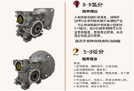 小側(cè)隙、高精度的蝸輪減速機這么選？有什么特點？